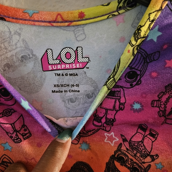 L.O.L. Surprise! Rainbow Kids Casual Dress - Picture 4 of 4